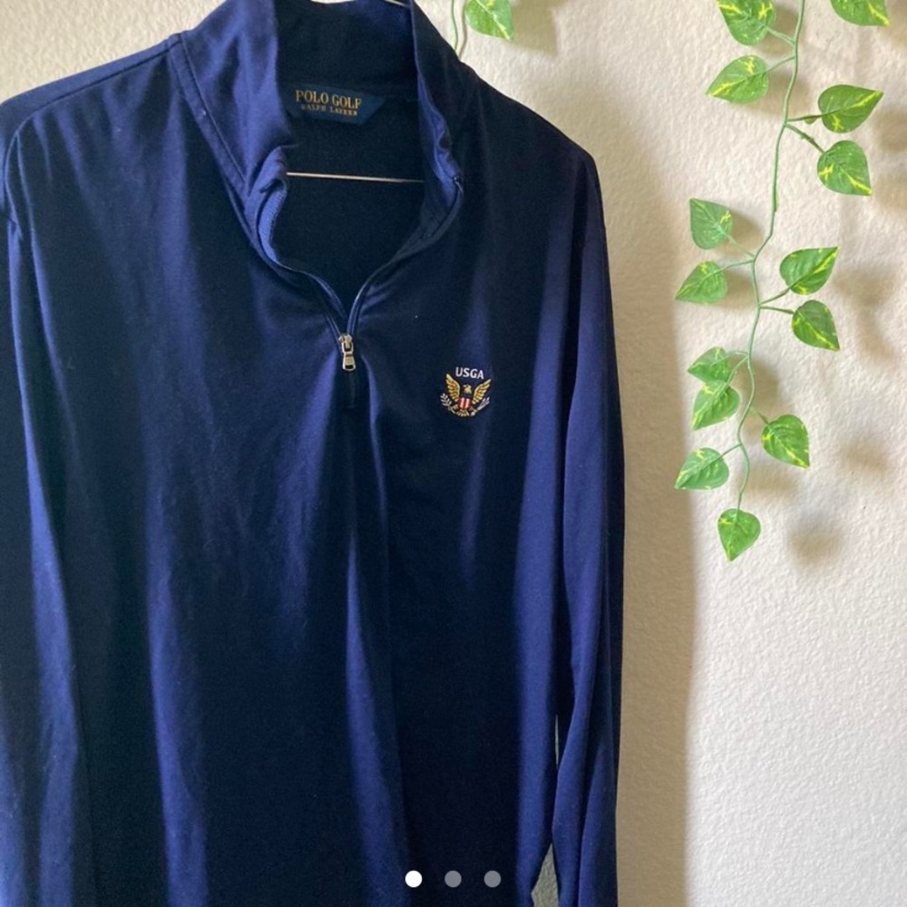 Mens long sleeve golf shirt